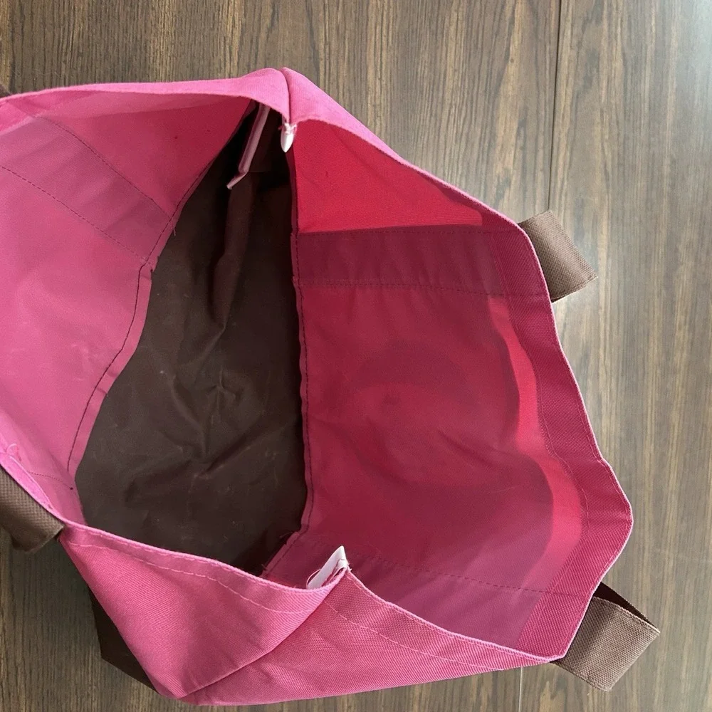Oprah‎ Magazine Live Your Best Life Pink Brown Tote Y2K Collectible